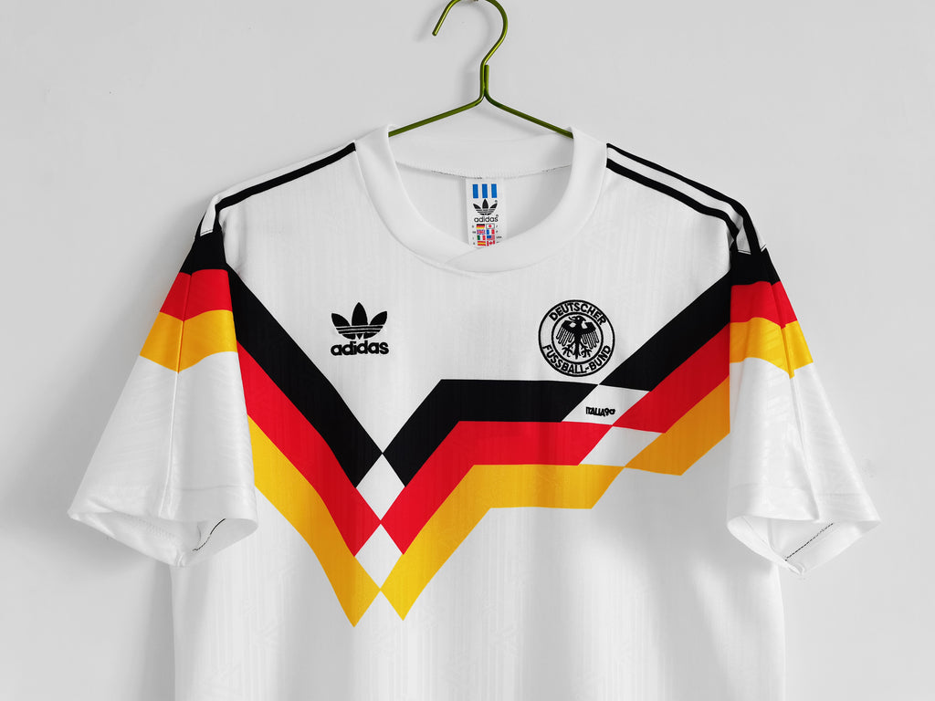 Germany Lothar Matthäus 10 Home Retro Soccer Jersey World Cup 1990