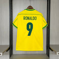 Brazil Ronaldo 9 Home Retro Soccer Jersey World Cup 1998