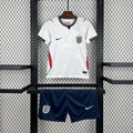 England Kids Home Soccer Jersey World Cup 2026