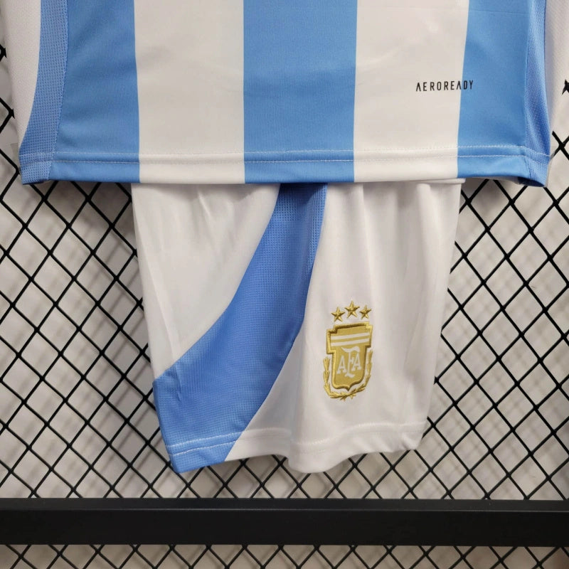Argentina Lionel Messi 10 Kids Home Soccer Jersey 2024/25