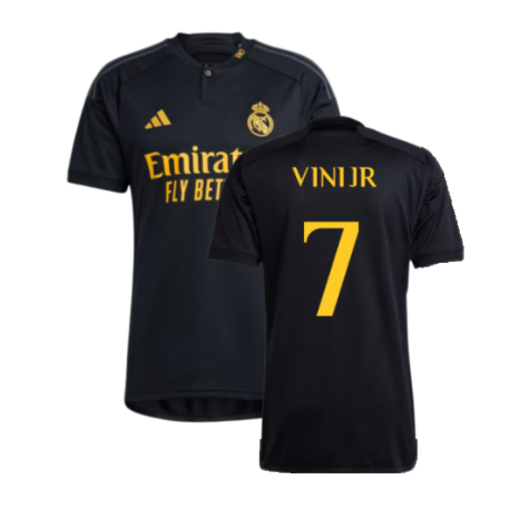 Real Madrid Vini JR 7 Third Soccer Jersey 2023/24