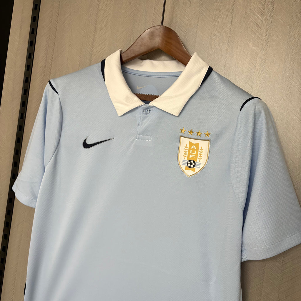 Uruguay Giorgian De Arrascaeta 10 Home Soccer Jersey World Cup 2026