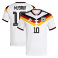 Germany Jamal Musiala 10 Home Soccer Jersey World Cup 2026