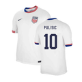 USA Christian Pulisic 10 Home Soccer Jersey 2024/25