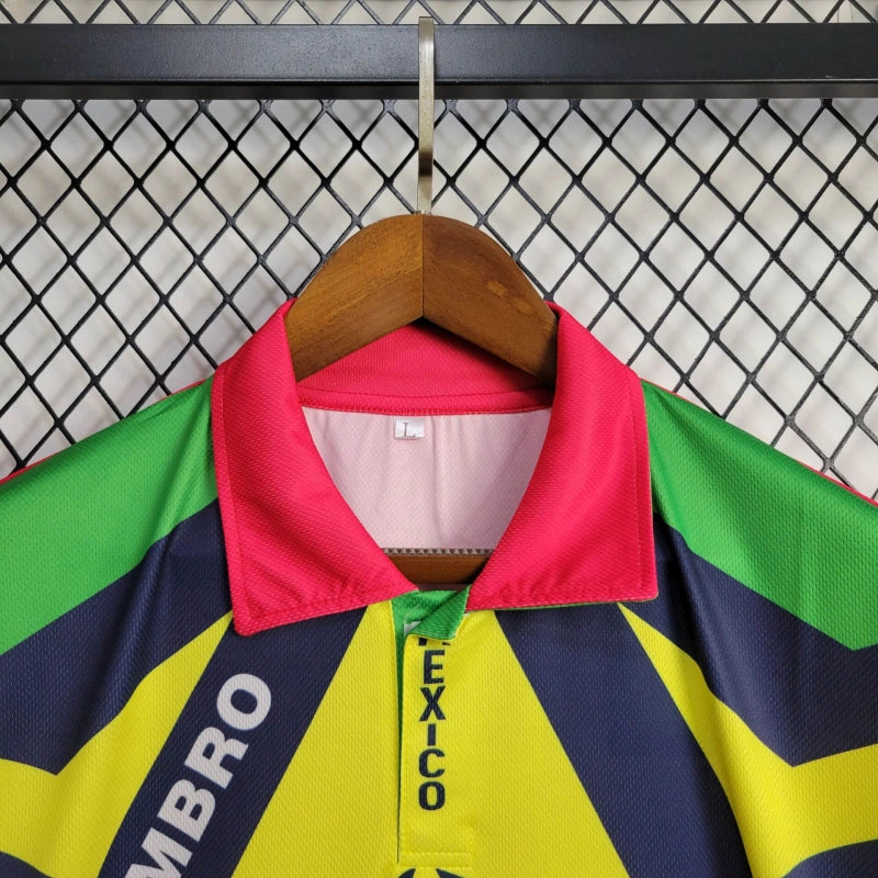 Classic and Retro Mexico Jorge Campos Goalkeeper Soccer Jersey - Red