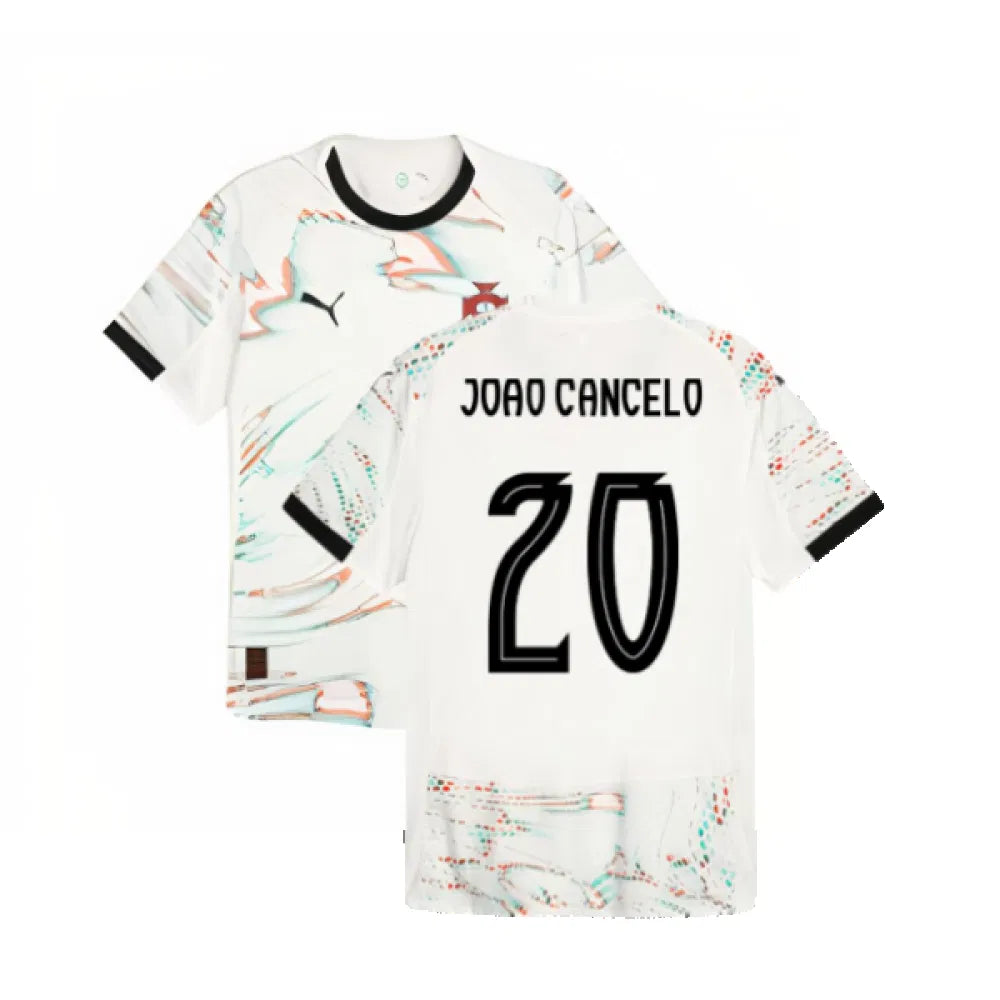 Portugal Joao Cancelo 20 Away Soccer Jersey 2025/26