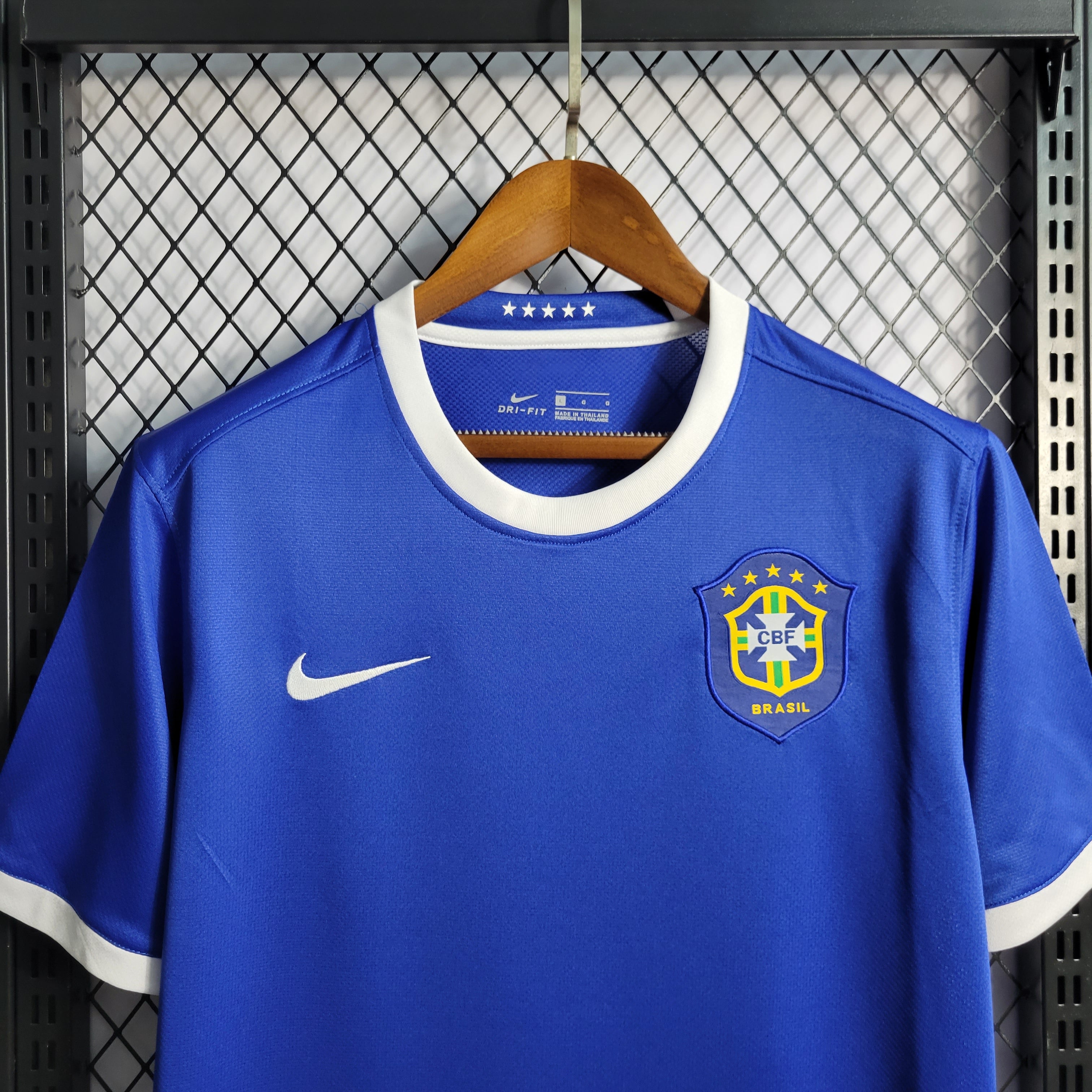 Brazil Retro Away Soccer Jersey World Cup 2006