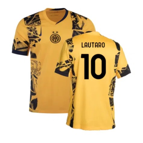 Inter Milan Lautaro Martinez 10 Third Soccer Jersey 2024/25