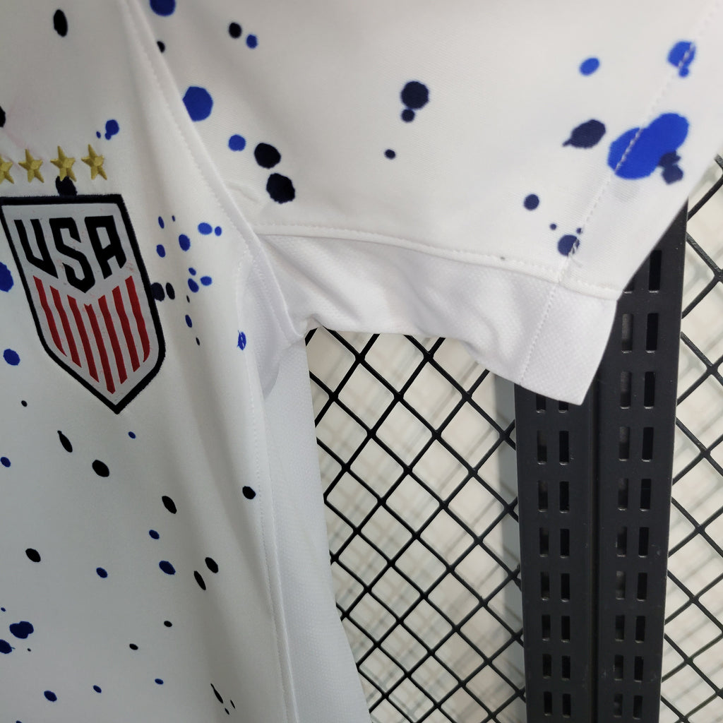 USA Women's Aubrey Kingsbury 21 Home Soccer Jersey World Cup 2023