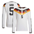 Germany Pascal Groß 5 Long Sleeve Home Soccer Jersey World Cup 2026