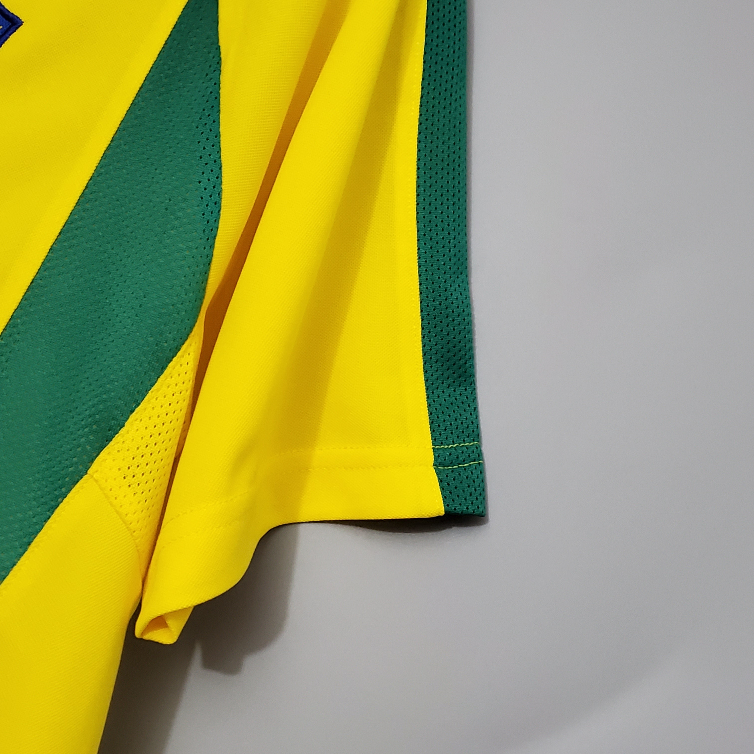 Brazil Retro Home Soccer Jersey World Cup 2002