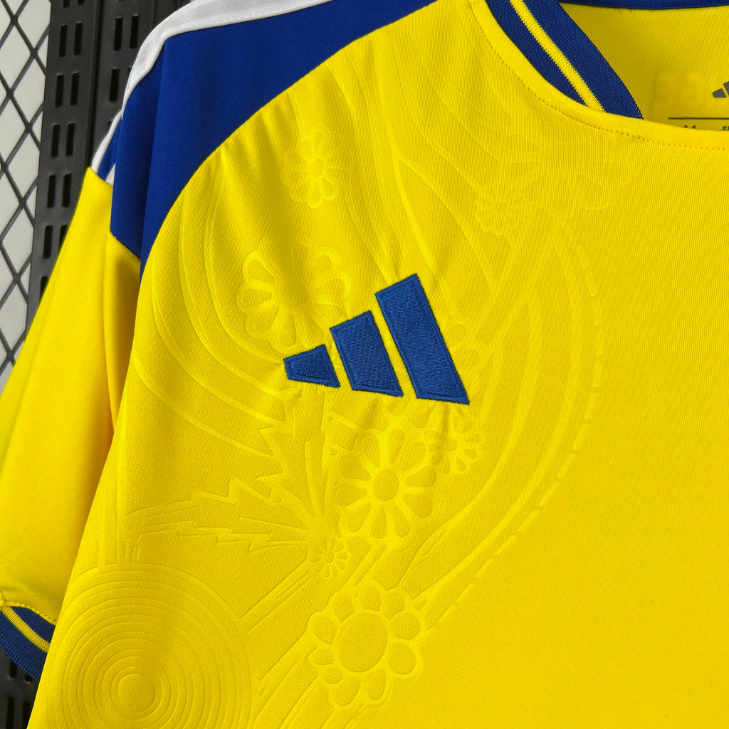 Sweden Emil Forsberg 10 Home Soccer Jersey World Cup 2026