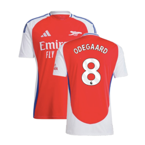 Arsenal Martin Odegaard 8 Home Soccer Jersey 2024/25