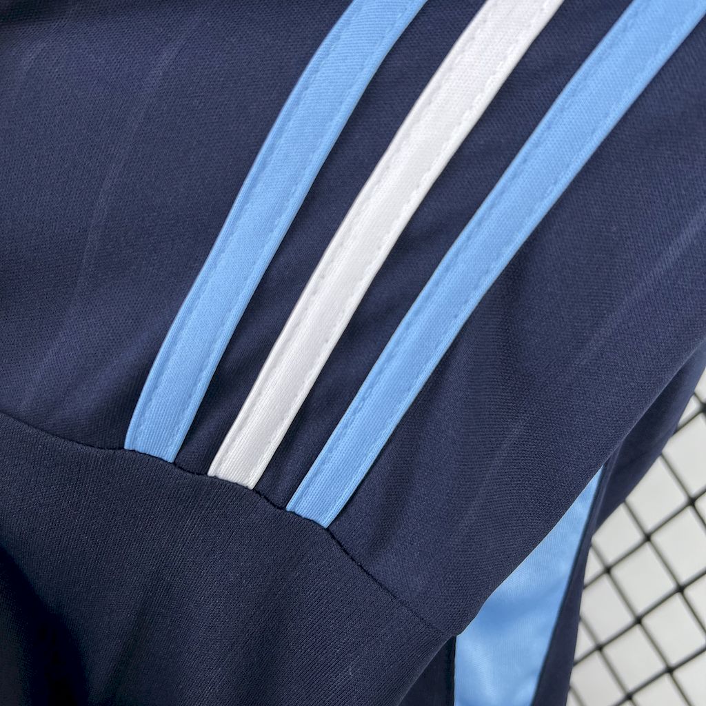 Argentina Retro Long Sleeve Away Soccer Jersey World Cup 2006