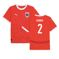Austria Maximilian Wöber 2 Home Soccer Jersey Euro 2024