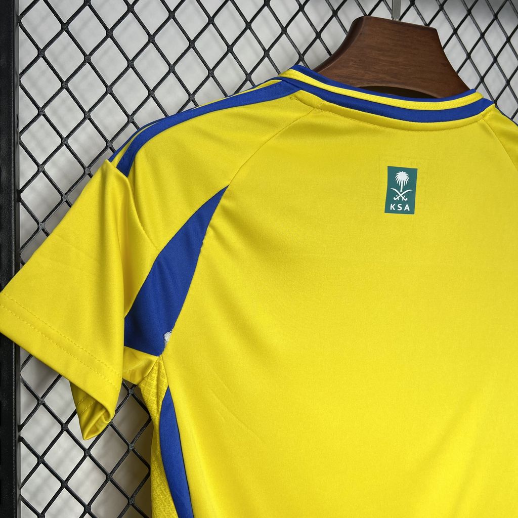 Al Nassr FC Cristiano Ronaldo 7 Kids Home Soccer Jersey 2024/25