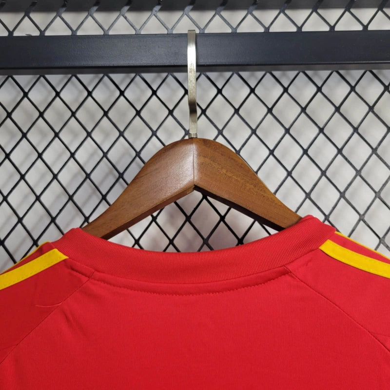 Spain David Villa 7 Retro Home Soccer Jersey World Cup 2010
