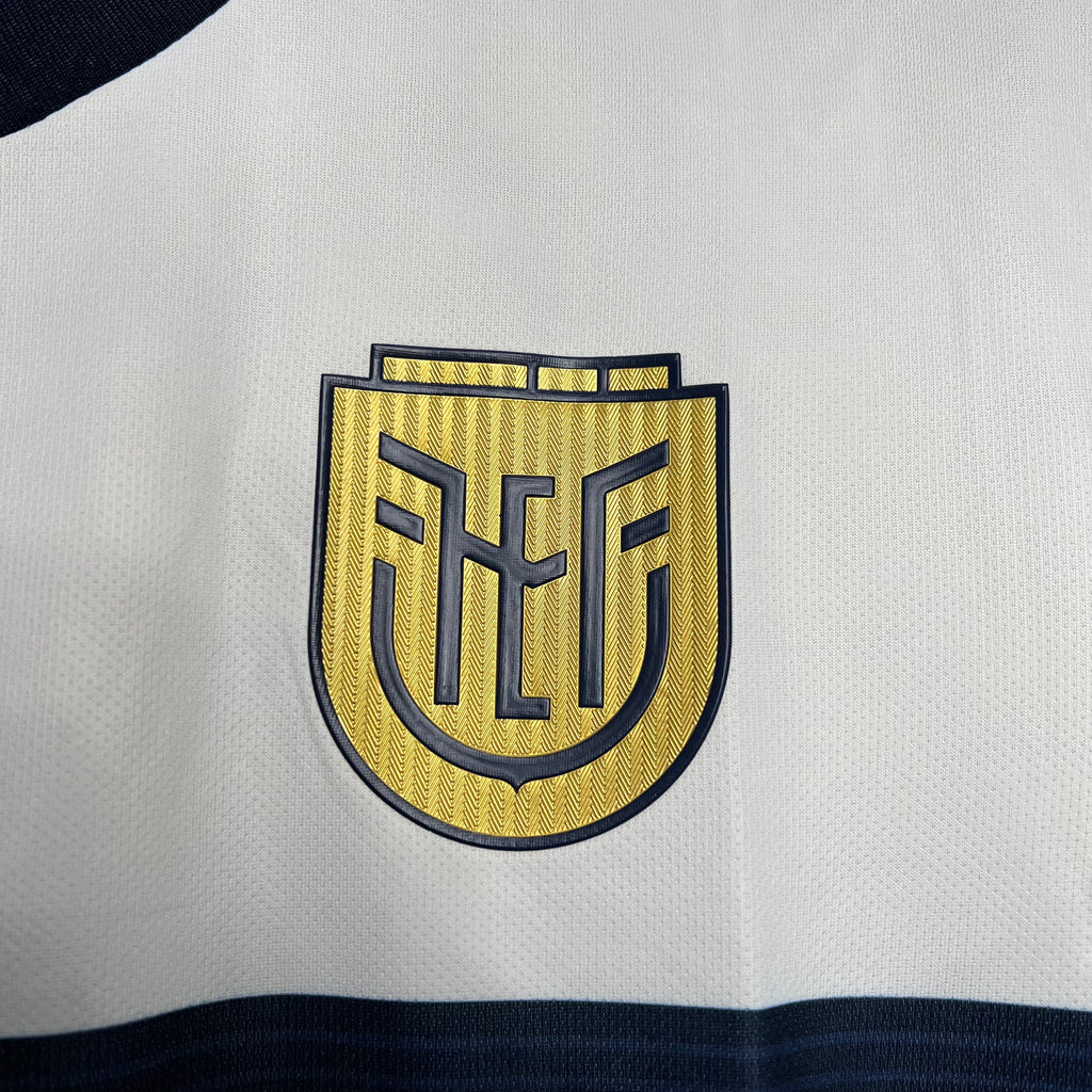Ecuador Away Soccer Jersey 2024/25 - White