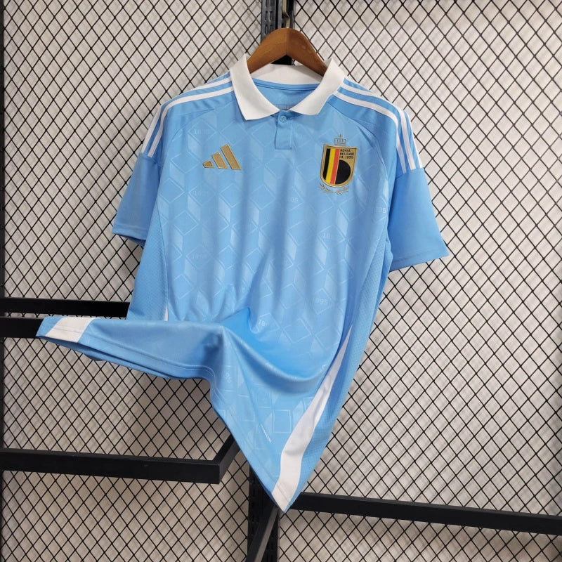 Belgium Jeremy Doku 11 Away Soccer Jersey UEFA Euro 2024