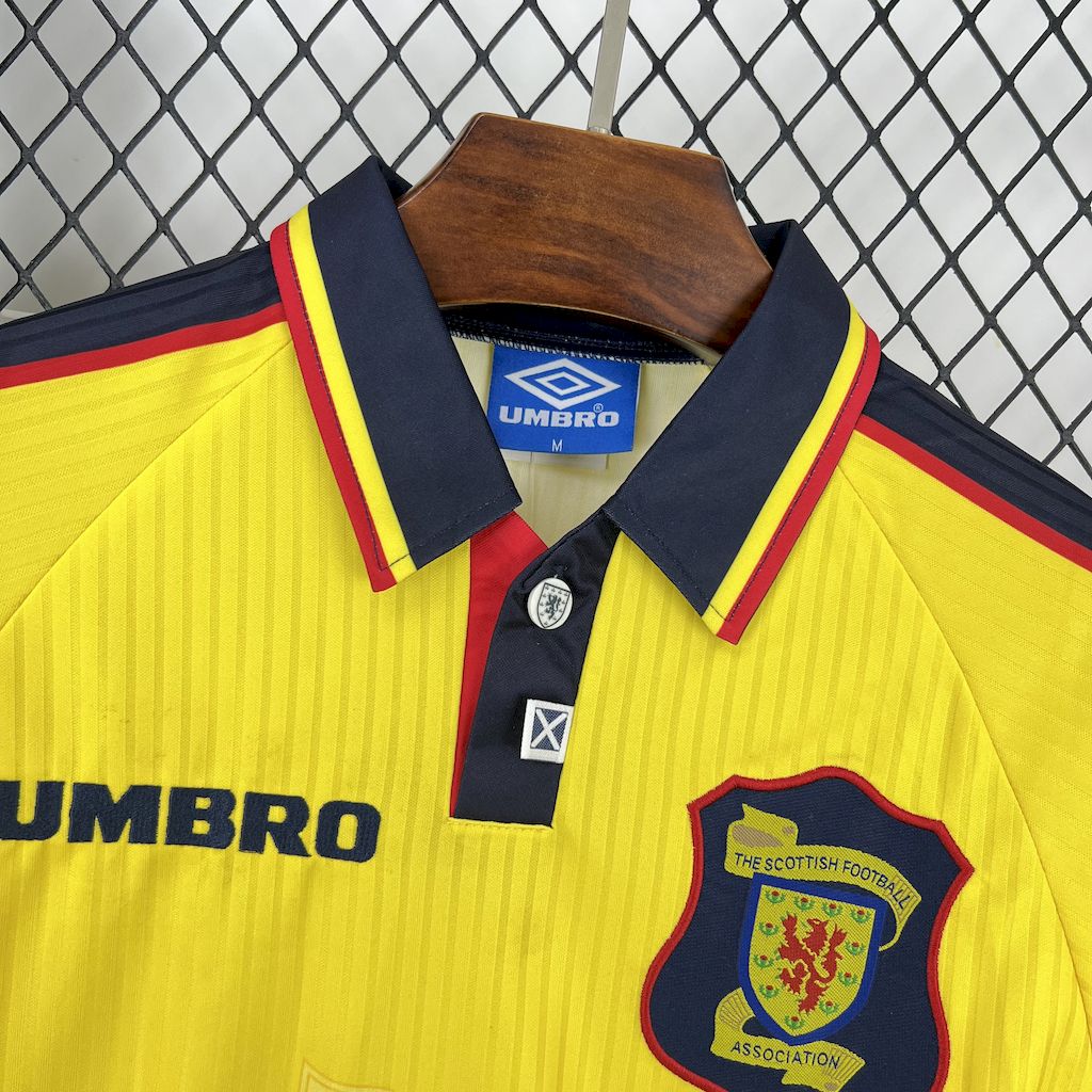 Scotland Retro Away Soccer Jersey 1996-1998