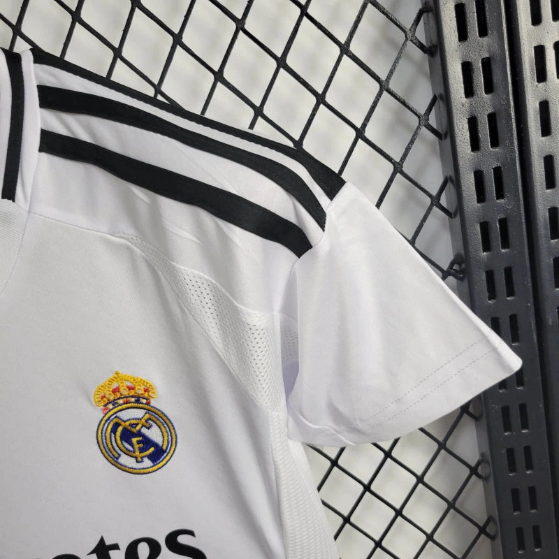 Real Madrid Vini JR 7 Home Kids Soccer Jersey 2024/25