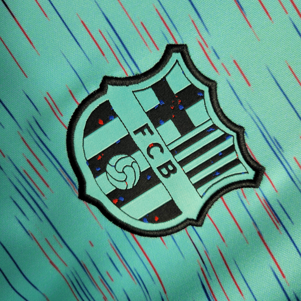 FC Barcelona Robert Lewandowski 9 Third Soccer Jersey 2023/24