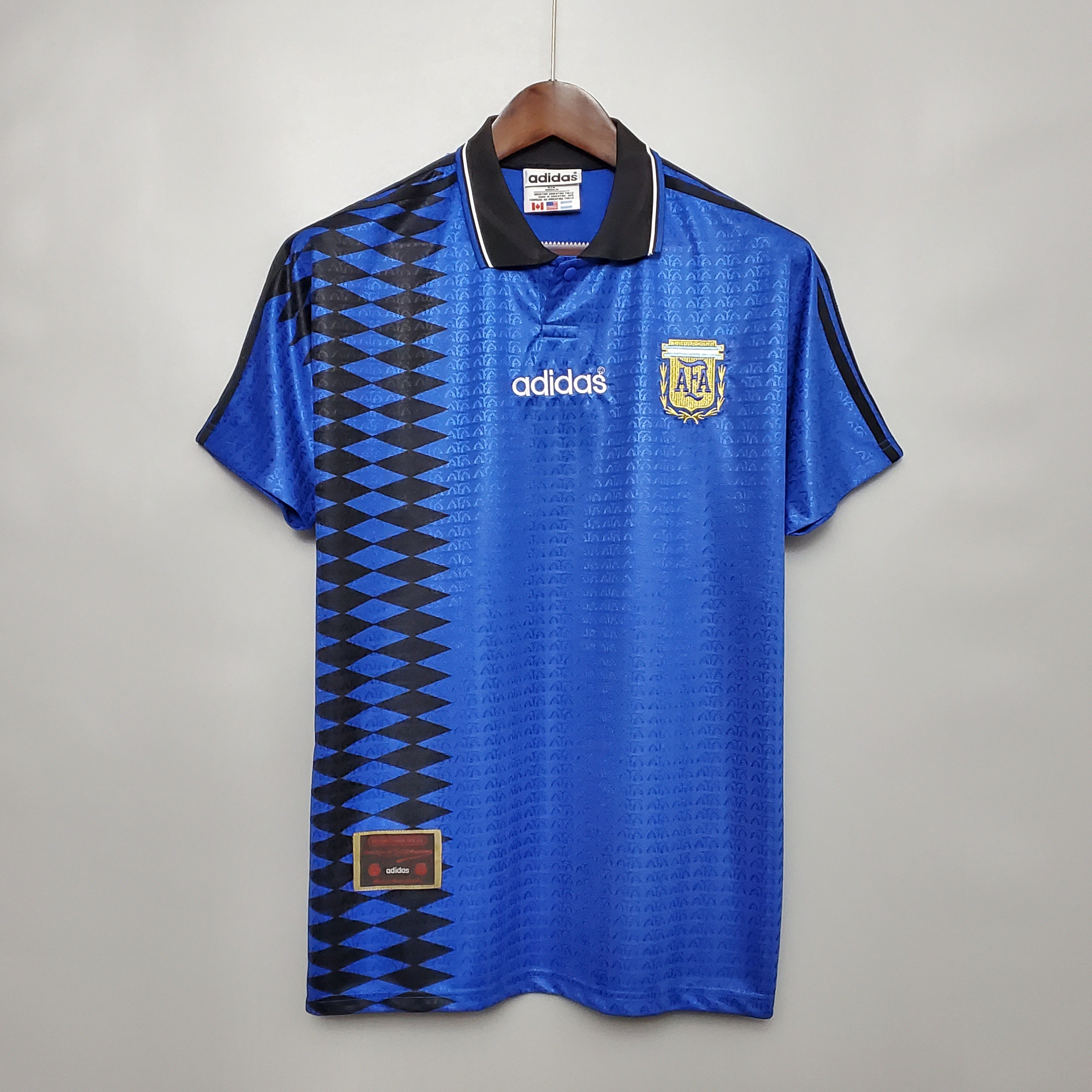 Argentina Diego Maradona 10 Away Retro Soccer Jersey World Cup 1994