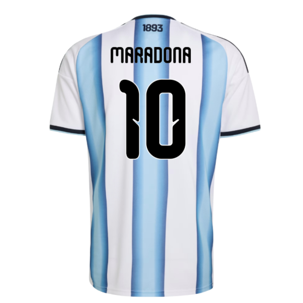 Argentina Diego Maradona 10 Home Soccer Jersey World Cup 2026