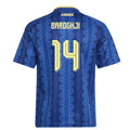 Sweden Roony Bardghji 14 Away Soccer Jersey World Cup 2026