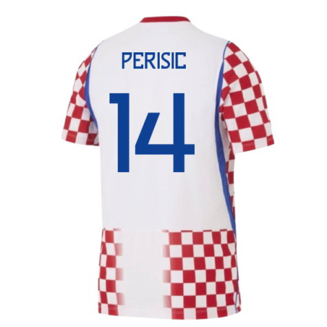 Croatia Ivan Perisic 14 Home Soccer Jersey World Cup 2026