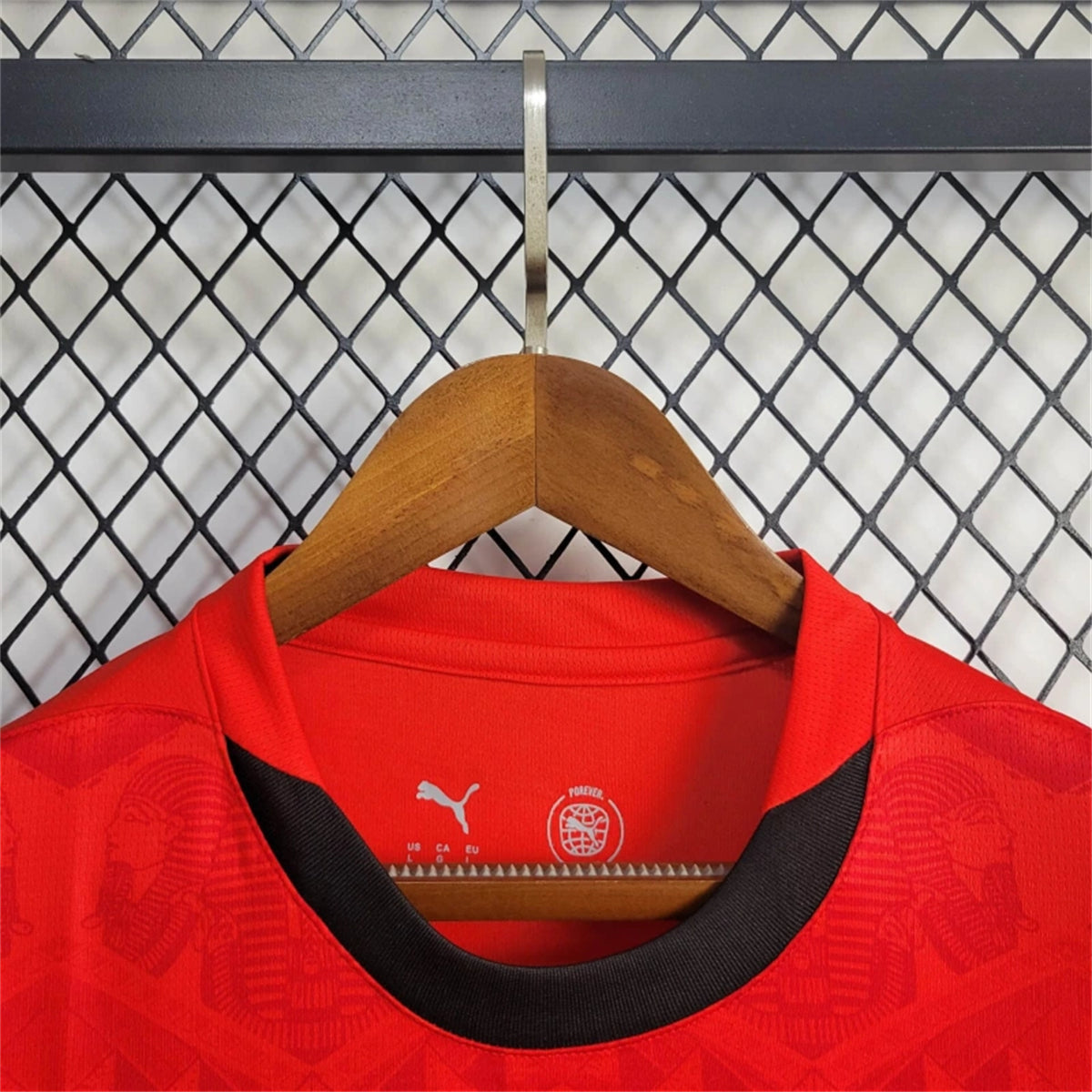 Egypt Mohamed Salah 10 Home Soccer Jersey 2024/25