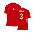 Turkey Merih Demiral 3 Away Soccer Jersey Euro 2024