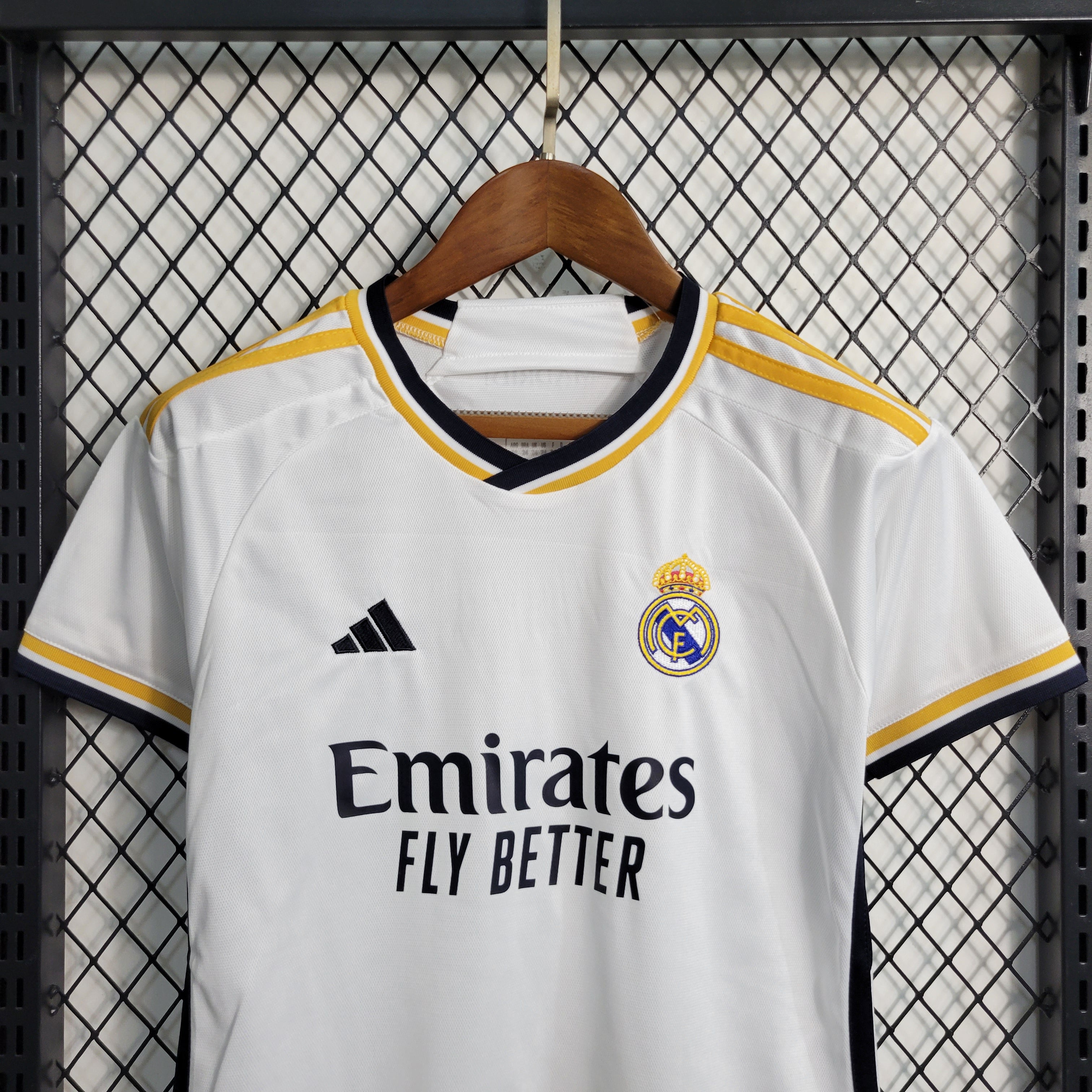 Real Madrid Vini JR 7 Kids Home Soccer Jersey 2023/24