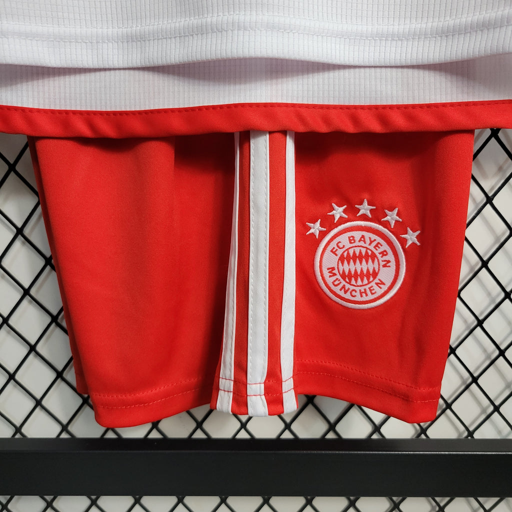 Bayern Munich Robert Lewandowski 9 Kids Home Soccer Jersey 2023/24