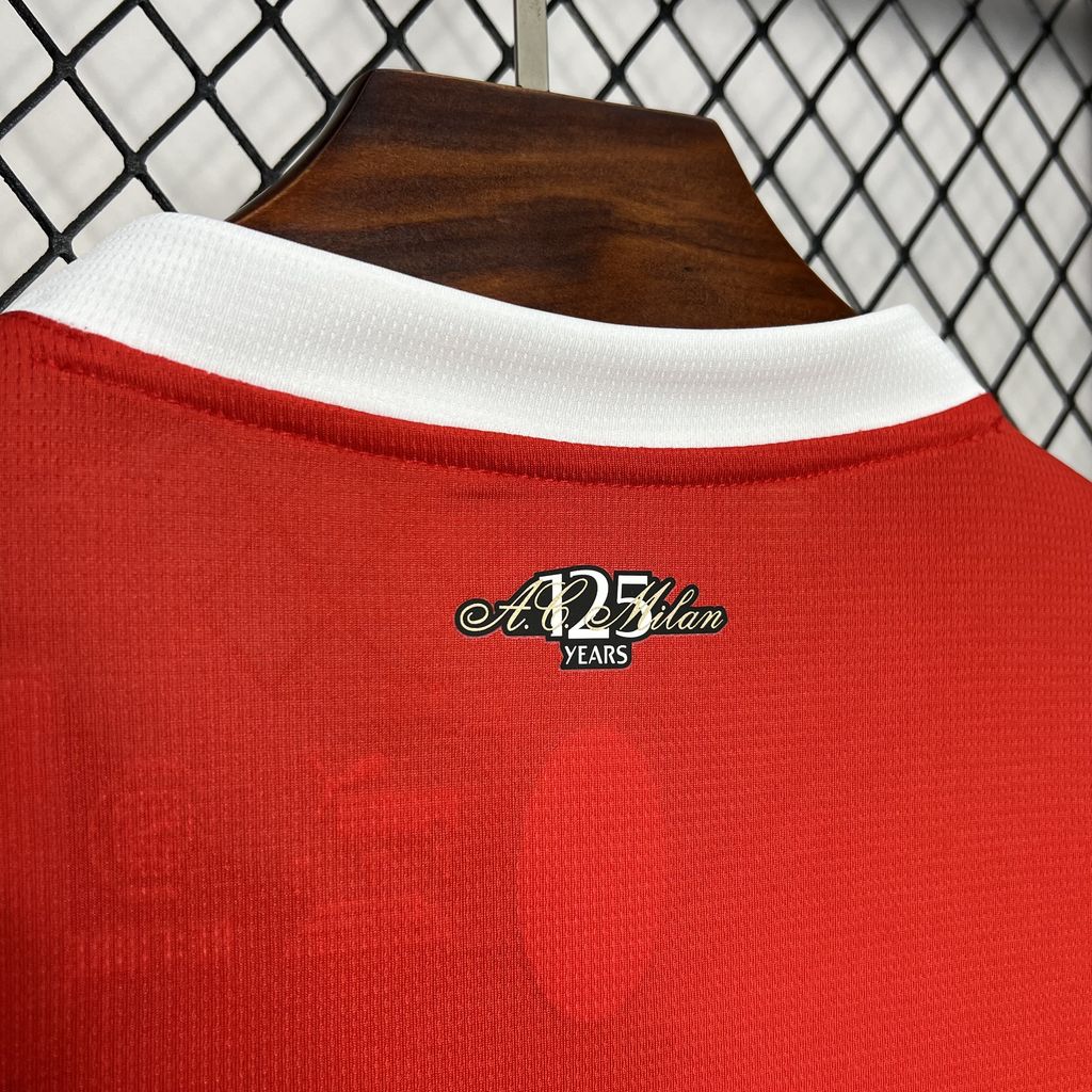 AC Milan Christian Pulisic 11 Home Soccer Jersey 2024/25