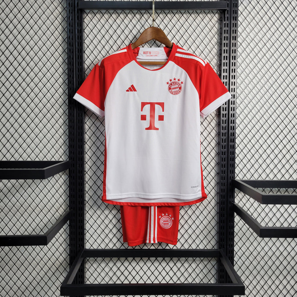 Bayern Munich Robert Lewandowski 9 Kids Home Soccer Jersey 2023/24