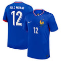 France Randal Kolo Muani 12 Home Soccer Jersey Euro 2024