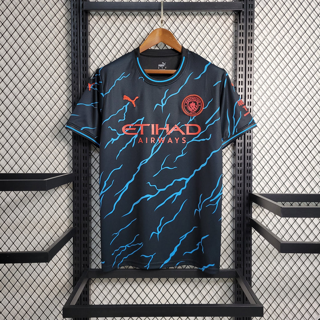 Man City Erling Haaland 9 Third Soccer Jersey 2023/24
