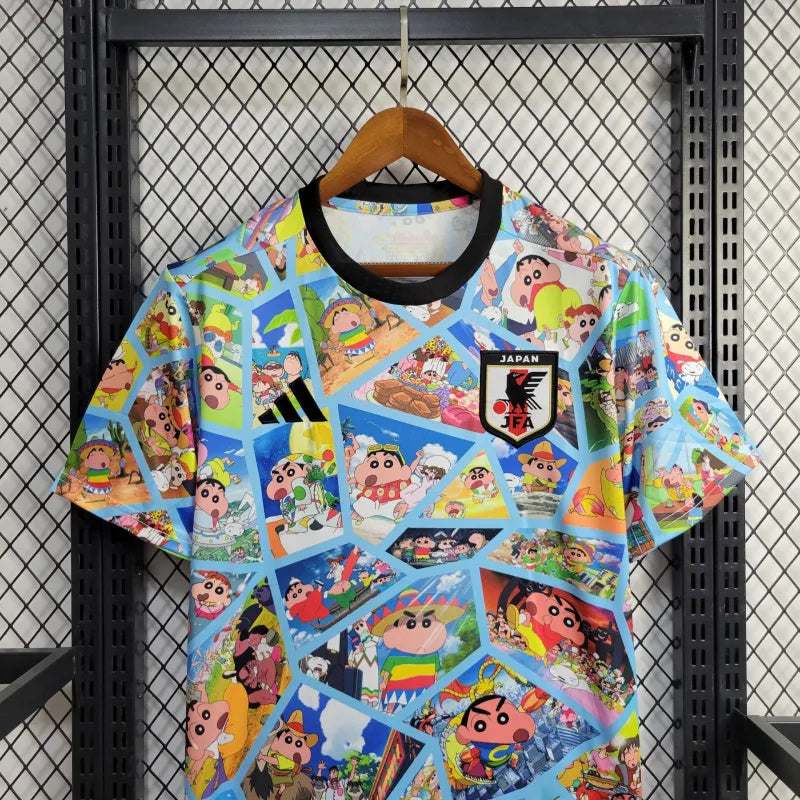 Japan X Crayon Shin-chan Limited Edition Soccer Jersey 2024/25