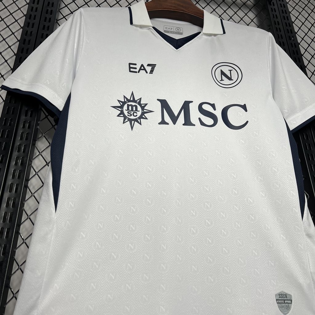 Napoli Khvicha Kvaratskhelia 77 Away Soccer Jersey 2024/25