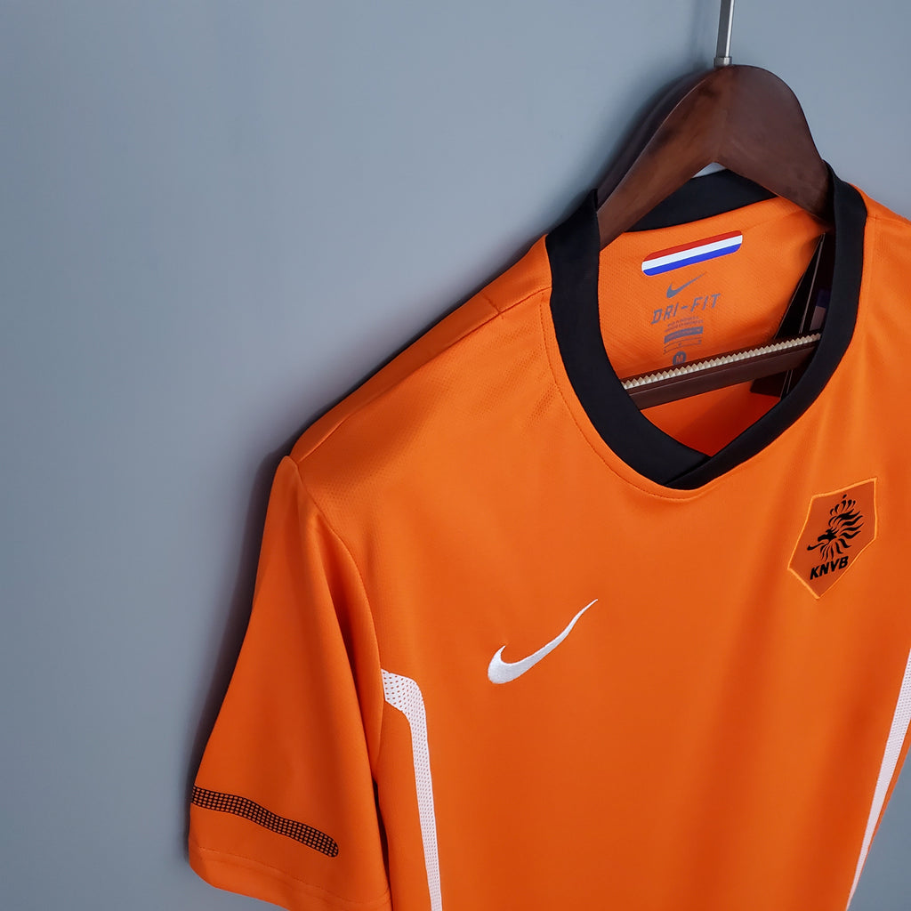Netherlands Wesley Sneijder 10 Home Retro Soccer Jersey World Cup 2010