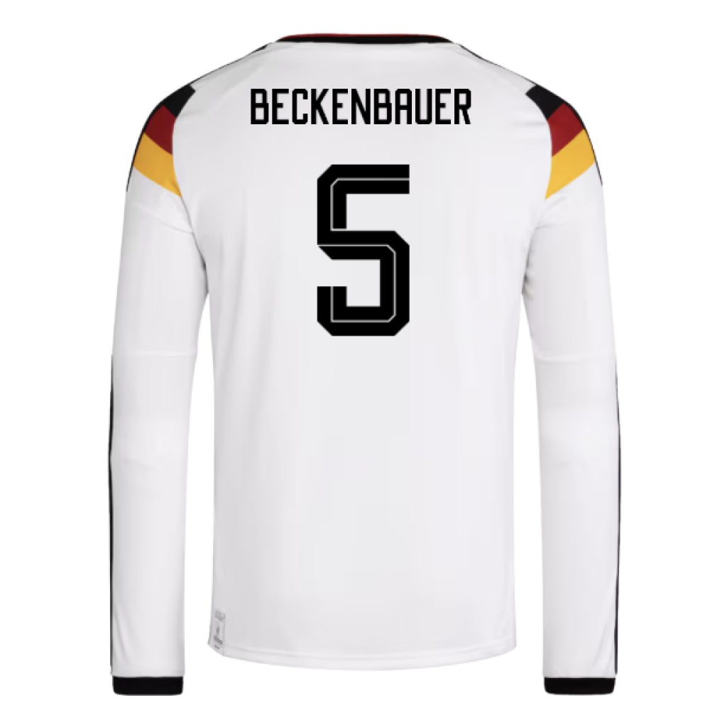 Germany Franz Beckenbauer 5 Long Sleeve Home Soccer Jersey World Cup 2026