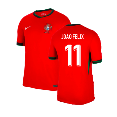 Portugal João Félix 11 Home Soccer Jersey Euro 2024