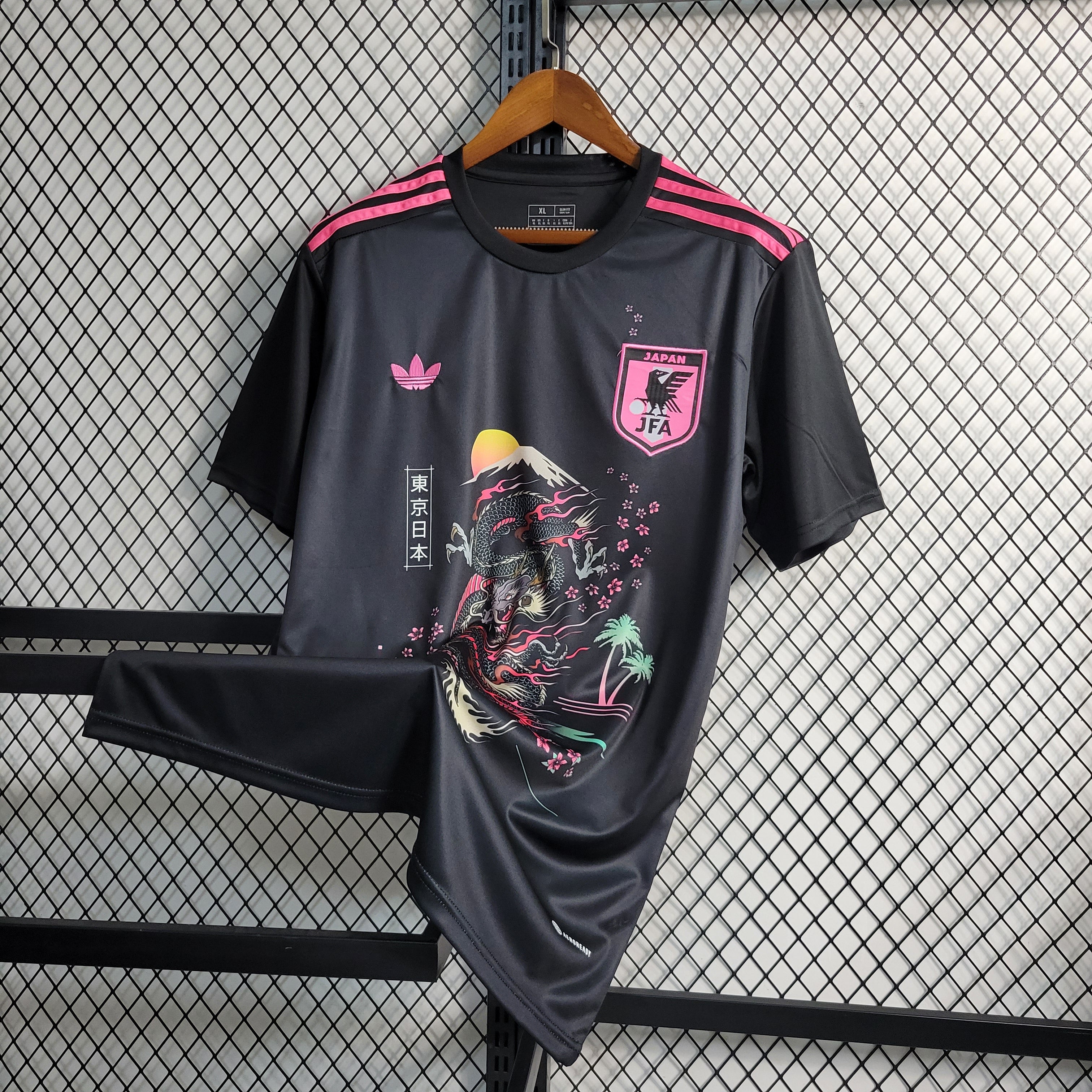 Japan Limited Edition Dragon Soccer Jersey 2023/24 - Black