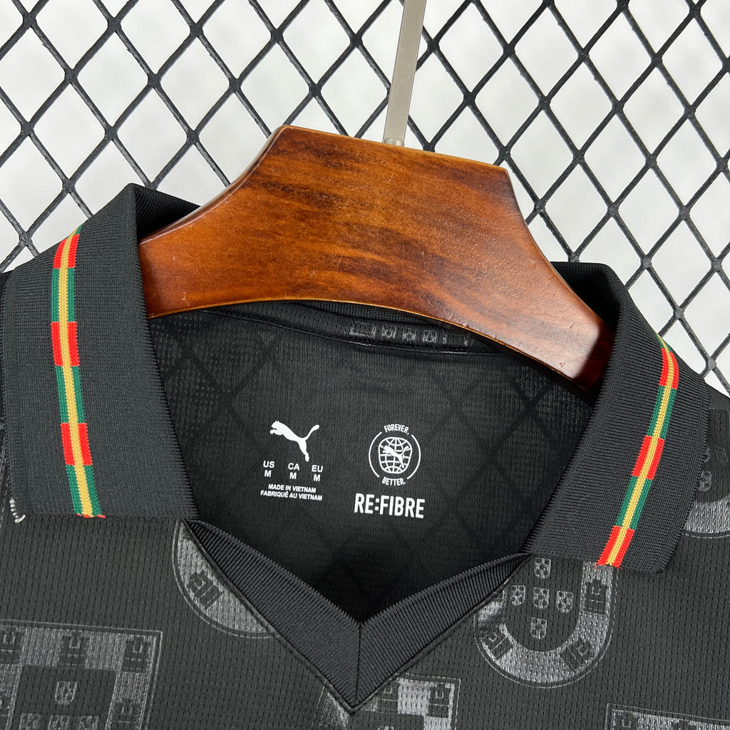 Portugal X Eusébio "Pantera Negra" Special Edition Soccer Jersey 2025-2026 - Black